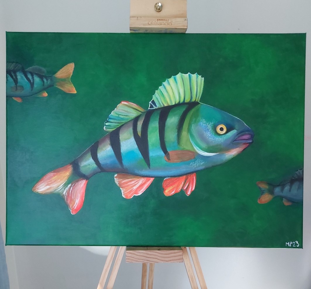 Mervi löysi uudelleen inspiraation taiteeseen